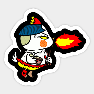 Red Hot Noodles Sticker